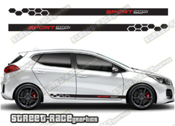 Kia Ceed racing stripes 020