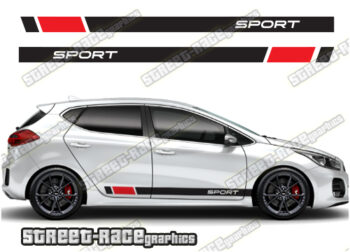 Kia Ceed racing stripes 025