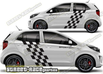 Kia Picanto large graphics 026 - Racing flags