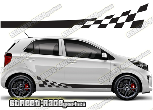 Kia Picanto racing stripes 001