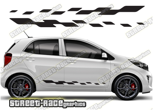 Kia Picanto racing stripes 007