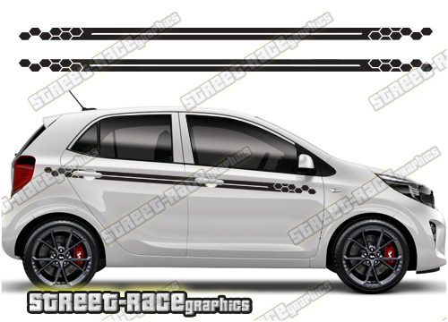 Kia Picanto racing stripes 013