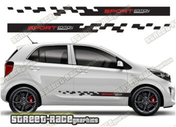 Kia Picanto racing stripes 015