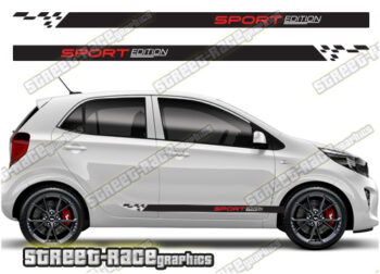 Kia Picanto racing stripes 016