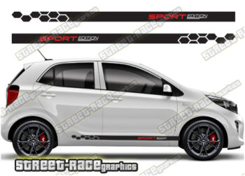 Kia Picanto racing stripes 020