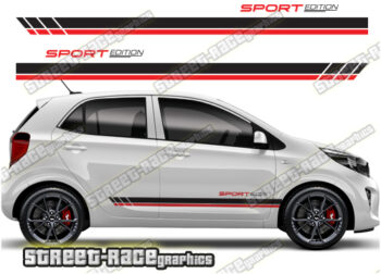 Kia Picanto racing stripes 022