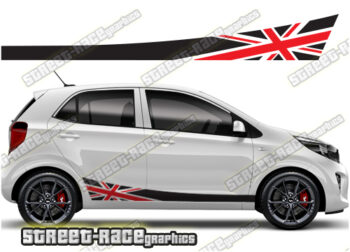 Kia Picanto racing stripes 024 - Union Jack