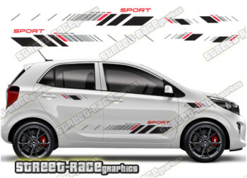 Kia Picanto racing stripes 031