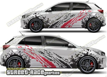 Kia Rio large graphics 016 - Mud splatter