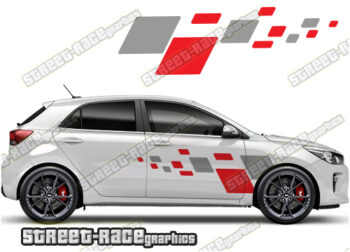 Kia Rio stickers 032