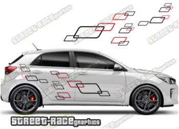 Kia Rio stickers 033