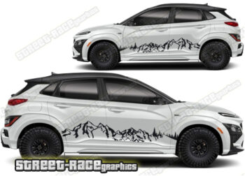 Hyundai Kona 020 - Mountain graphics
