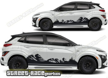 Hyundai Kona 021 - Mountain graphics