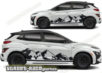 Hyundai Kona 022 - Mountain graphics