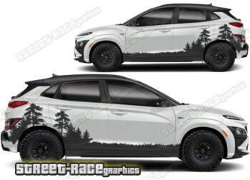 Hyundai Kona 025 - Forest overland graphics