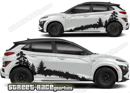 Hyundai Kona 026- Forest adventure graphics