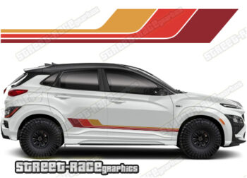 Hyundai Kona 043 - Retro stripes