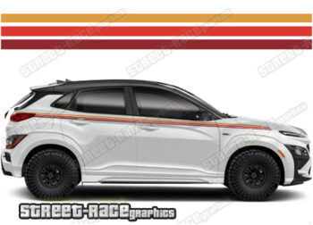 Hyundai Kona 045 - Retro stripes