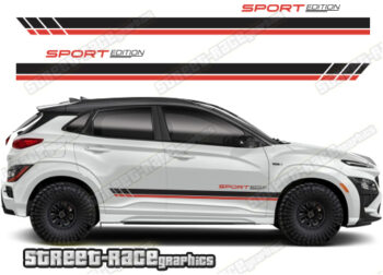 Hyundai Kona 053 - racing stripes