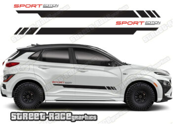 Hyundai Kona 057 - racing stripes