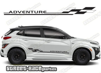 Hyundai Kona 058 - Adventure racing stripes