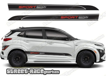 Hyundai Kona 067 - off road 4x4 decals