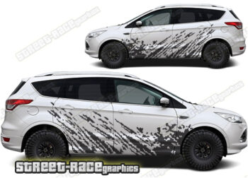 Ford Kuga 002 - mud splatter graphics