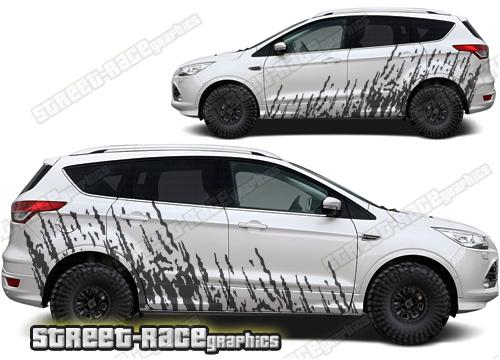 Ford Kuga 003 - mud splatter graphics