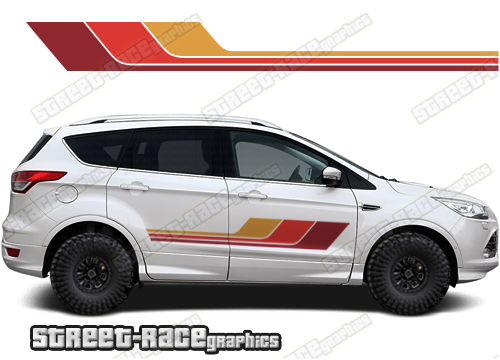 Ford Kuga 044 - Retro stripes