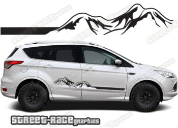 Ford Kuga 063 - mountain adventure racing stripes