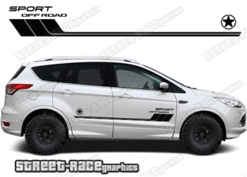 Ford Kuga 065 - off road 4x4 racing stripes