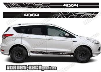 Ford Kuga 068 - 4x4 racing stripes