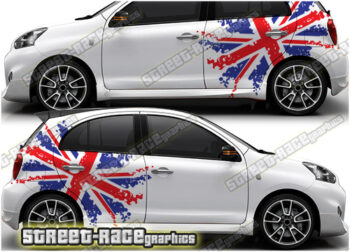 Nissan Micra rally graphics 025 - UNION JACK