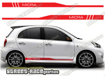 Nissan Micra racing stripes 001