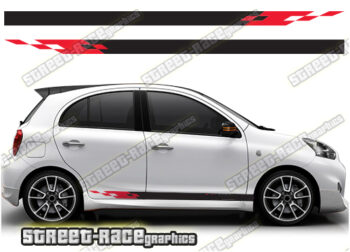 Nissan Micra racing stripes 002 - Nismo