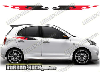 Nissan Micra racing stripes 004
