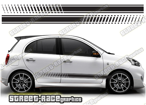 Nissan Micra racing stripes 006