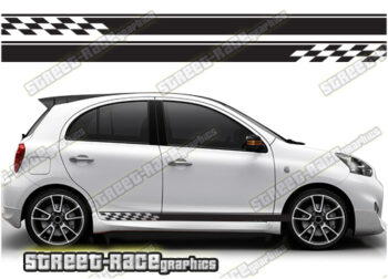 Nissan Micra racing stripes 007