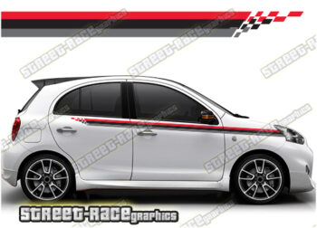Nissan Micra racing stripes 011 - Nismo