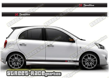 Nissan Micra racing stripes 012