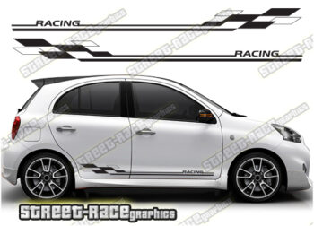 Nissan Micra racing stripes 017