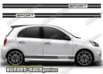 Nissan Micra racing stripes 018