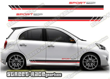Nissan Micra racing stripes 028