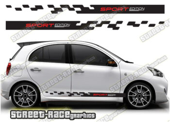 Nissan Micra racing stripes 034