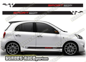 Nissan Micra racing stripes 035