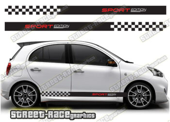 Nissan Micra racing stripes 036