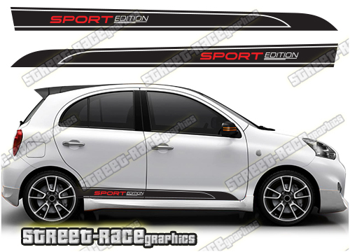 Nissan Micra racing stripes 037