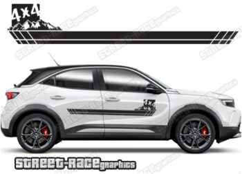 Vauxhall Mokka 060 - 4x4 racing stripes