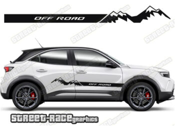 Vauxhall Mokka 061 - off road racing stripes