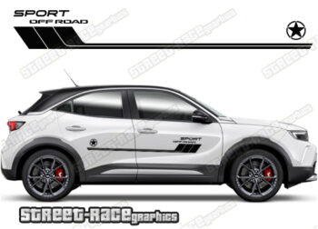 Vauxhall Mokka 065 - off road 4x4 racing stripes